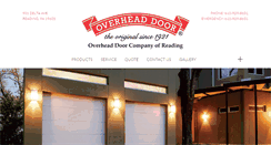 Desktop Screenshot of overheaddoorofreading.com